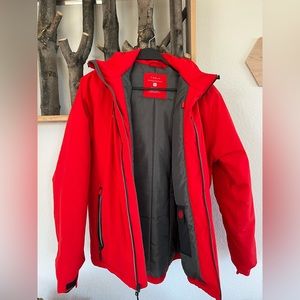 Tesla branded winter coat